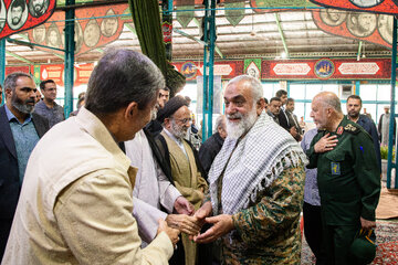 سردار سرتیپ پاسدار، محمدرضا نقدی، مشاور عالی فرمانده کل سپاه پاسدارن جمهوری اسلامی ایران و  مهدی جمالی‌نژاد، استاندار اصفهان 