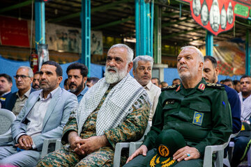 سردار سرتیپ پاسدار، محمدرضا نقدی، مشاور عالی فرمانده کل سپاه پاسدارن جمهوری اسلامی ایران و سردار سرتیپ پاسدار مجتبی فدا، فرمانده سپاه صاحب‌الزمان (عج) استان اصفهان 