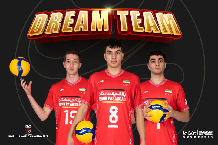 حضور ۳ والیبالیست ایران در تیم رویایی قهرمانی جهان/ حضرتی MVP شد