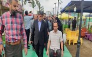 افتتاح نخستین مسیر دسترسی آسان جانبازان و توان‌یابان به ساحل بابلسر
