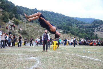 مسابقات کشتی سنتی لوچو روستای کلاریجان-سوادکوه