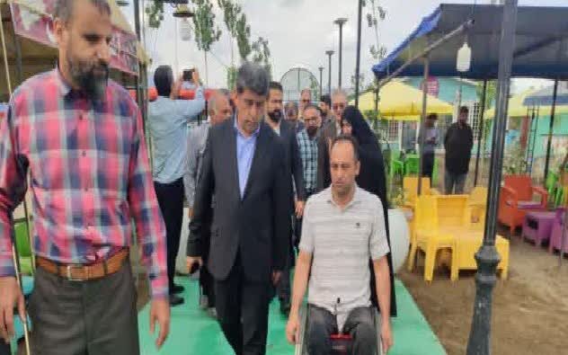 افتتاح نخستین مسیر دسترسی آسان جانبازان و توان‌یابان به ساحل بابلسر