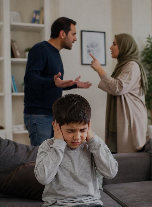 سایه سنگین تعارض والدین بر روان فرزندان/ کودک نباید قربانی خاموش یا میانجی اختلافات باشد