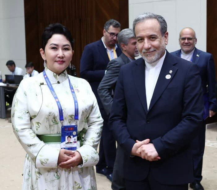 دیدار وزیران امور خارجه ایران و مغولستان در بیشکک