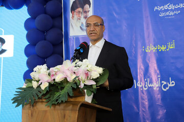 سخنرانی منوچهر حبیبی استاندار کرمانشاه در افتتاح طرح آبرسانی  به ۶۱ روستای  کرمانشاه سفر وزیر نیرو به کرمانشاه