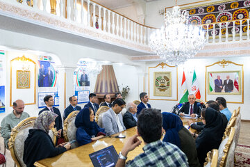 نشست خبری «نظام‌الدین زاهدی» سفیر تاجیکستان در ایران