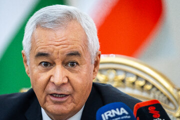 نشست خبری «نظام‌الدین زاهدی» سفیر تاجیکستان در ایران