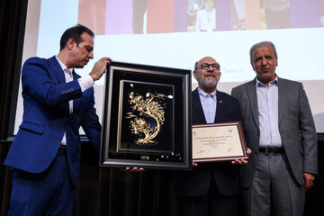 عبدالحسین شاهوردی، رییس پژوهشگاه رویان در مراسم افتتاحیه کنگره بین‌المللی رویان