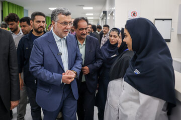 آیین بهره‌برداری از بیمارستان شفا با حضور وزیر بهداشت - گلبهار