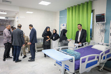 آیین بهره‌برداری از بیمارستان شفا با حضور وزیر بهداشت - گلبهار