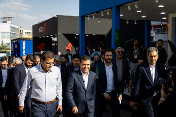  حسین افشین، معاون علمی، فناوری رئیس‌جمهور در مراسم گشایش نمایشگاه اینوتکس ۲۰۲۶