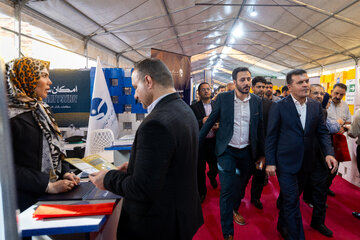  حسین افشین، معاون علمی، فناوری رئیس‌جمهور در مراسم گشایش نمایشگاه اینوتکس ۲۰۲۶