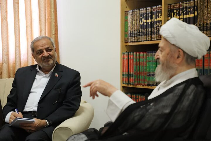  دیدار وزیر آموزش و پرورش با آیت‌الله سبحانی