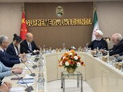 دیدار محسنی اژه ای با رئیس دیوان عالی جمهوری خلق چین