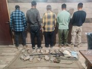 دستگیری ۲ گروه متخلف شکار و زنده‌گیری پرندگان در مرودشت