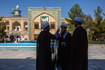 آیین آغاز سال تحصیلی حوزه های علمیه کشور - مدرسه فیضیه قم
