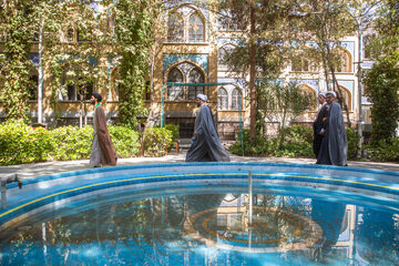 آیین آغاز سال تحصیلی حوزه های علمیه کشور - مدرسه فیضیه قم