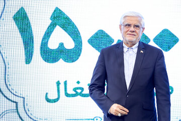 محمدرضا عارف، معاون اول رئيس جمهور در دومین جشنواره توانمد‌سازی و کار آفرینی علوی