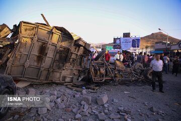 گزارش اولیه پلیس راه راهور فراجا درباره حادثه حریق در محور سنندج ـ همدان