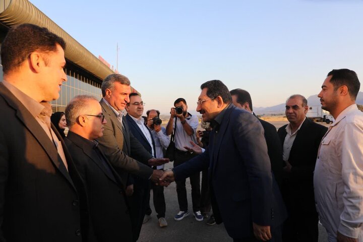 وزیر صمت وارد ایلام شد