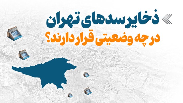 اینفوگرافیک/ ذخایر سدهای تهران در چه وضعیتی قرار دارند؟