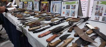 نمایشگاه کشفیات و دستاوردهای پلیس گیلان برگزار شد