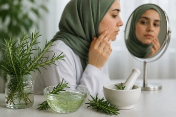 رزماری در برابر آکنه؛ آیا یک گیاه می‌تواند رقیب درمان‌های رایج شود؟