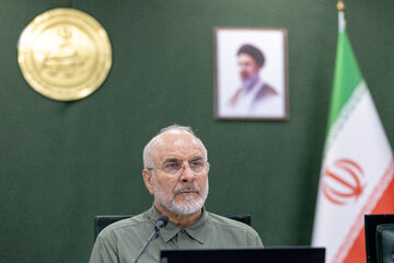 محمدباقر قالیباف، رییس مجلس شورای اسلامی در نشست علنی مجازی - ۱۵ شهریور