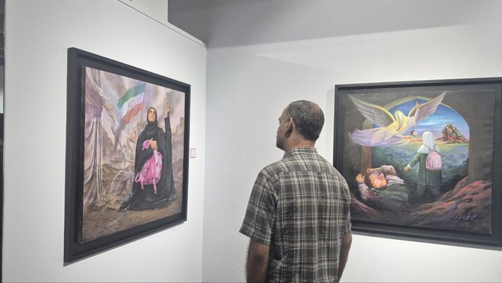 میناب روی بوم نقاشان ایران