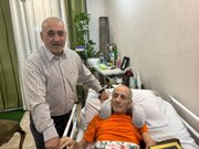 گرشاسبی به دیدار هدایت‌الله بهبهانی رفت/ احترام به مردی از نسل ماندگار مطبوعات