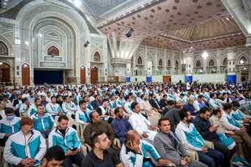 مراسم اختتامیه پنجمین جشنواره ملی «اتفاق» در حرم امام خمینی (ره)