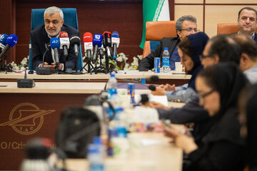 نشست خبری مرتضی دهقان، مدیرعامل شرکت فرودگاه ها