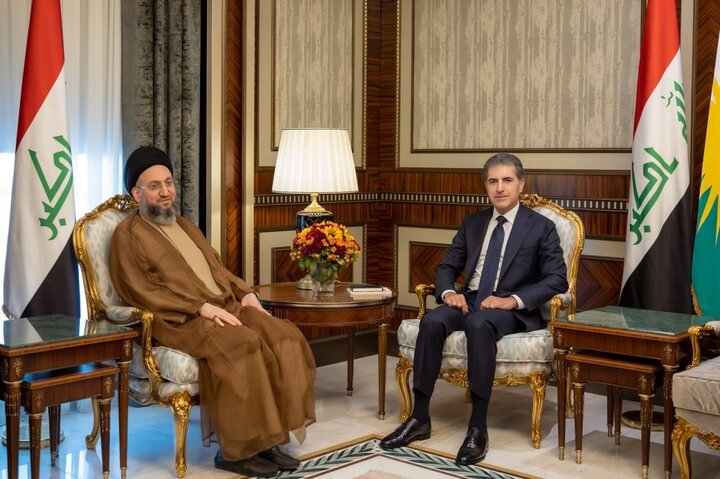 دیدار نیچیروان بارزانی و سیدعمار حکیم در اربیل