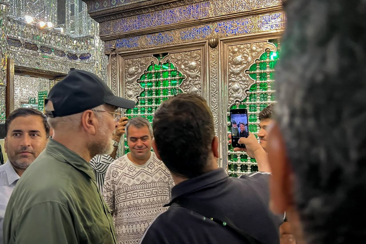 حضور رئیس مجلس در حرم مطهر حضرت عبدالعظیم حسنی (ع)