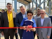 زمین چمن مصنوعی اختصاصی فوتبال نابینایان در یزد افتتاح شد