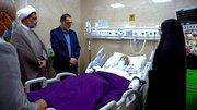 عیادت رئیس بنیاد شهید از پدر سپهبد شهید سیدعبدالرحیم موسوی