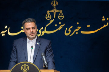 نشست خبری علی کاظمی، سخنگوی قوه قضاییه