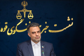 نشست خبری علی کاظمی، سخنگوی قوه قضاییه