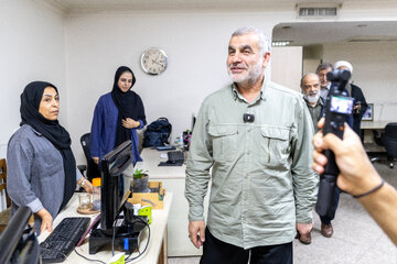 حضور علی نیکزاد نائب‌رئیس مجلس شورای اسلامی در خبرگزاری ایسنا
