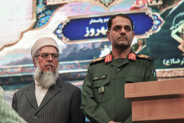 آیین تکریم و معارفه فرمانده سپاه انصارالرضا(ع) خراسان جنوبی