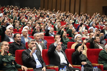آیین تکریم و معارفه فرمانده سپاه انصارالرضا(ع) خراسان جنوبی