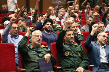 آیین تکریم و معارفه فرمانده سپاه انصارالرضا(ع) خراسان جنوبی