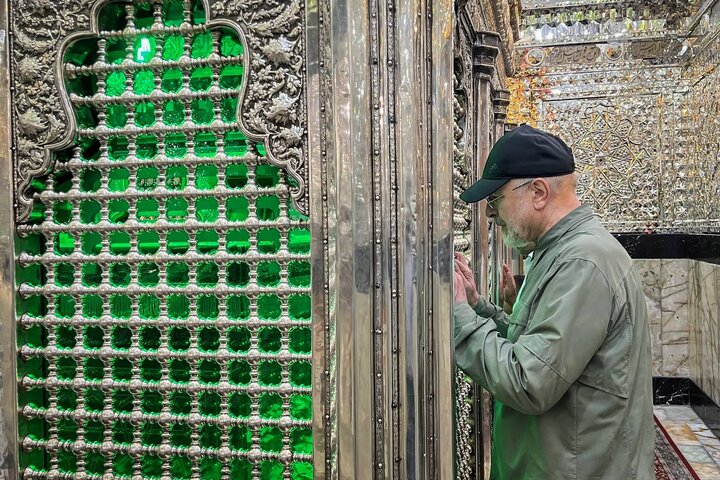 حضور رئیس مجلس در حرم مطهر حضرت عبدالعظیم حسنی (ع)