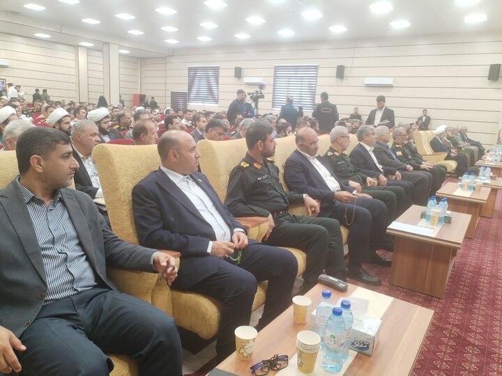 مراسم تکریم و معارفه فرمانده انتظامی شرق استان تهران در حال برگزاری است