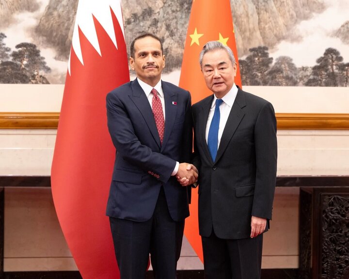 کاهش تنش منطقه‌ای، محور دیدار وزرای خارجه قطر و چین