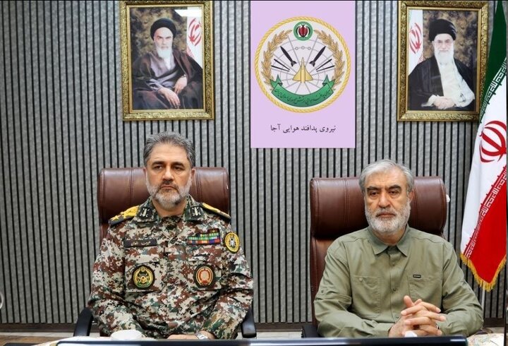 نشست فرمانده قرارگاه مشترک پدافند هوایی خاتم‌الانبیا(ص) با اعضای کمیسیون امنیت ملی مجلس