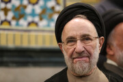 احوالپرسی خاتمی از آیت‌الله شبیری زنجانی