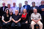 مراسم اهدای نشان درجه یک هنری به علیرضا داوودنژاد