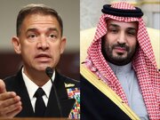 دیدار بن‌سلمان با فرمانده سنتکام
