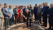 آغاز ساخت مجتمع اقامتی و پذیرایی در محور گرمسار - ایوانکی با حضور وزیر میراث فرهنگی